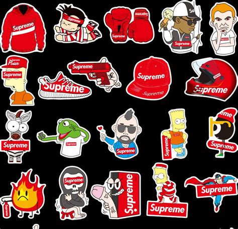 supreme sticker pack.